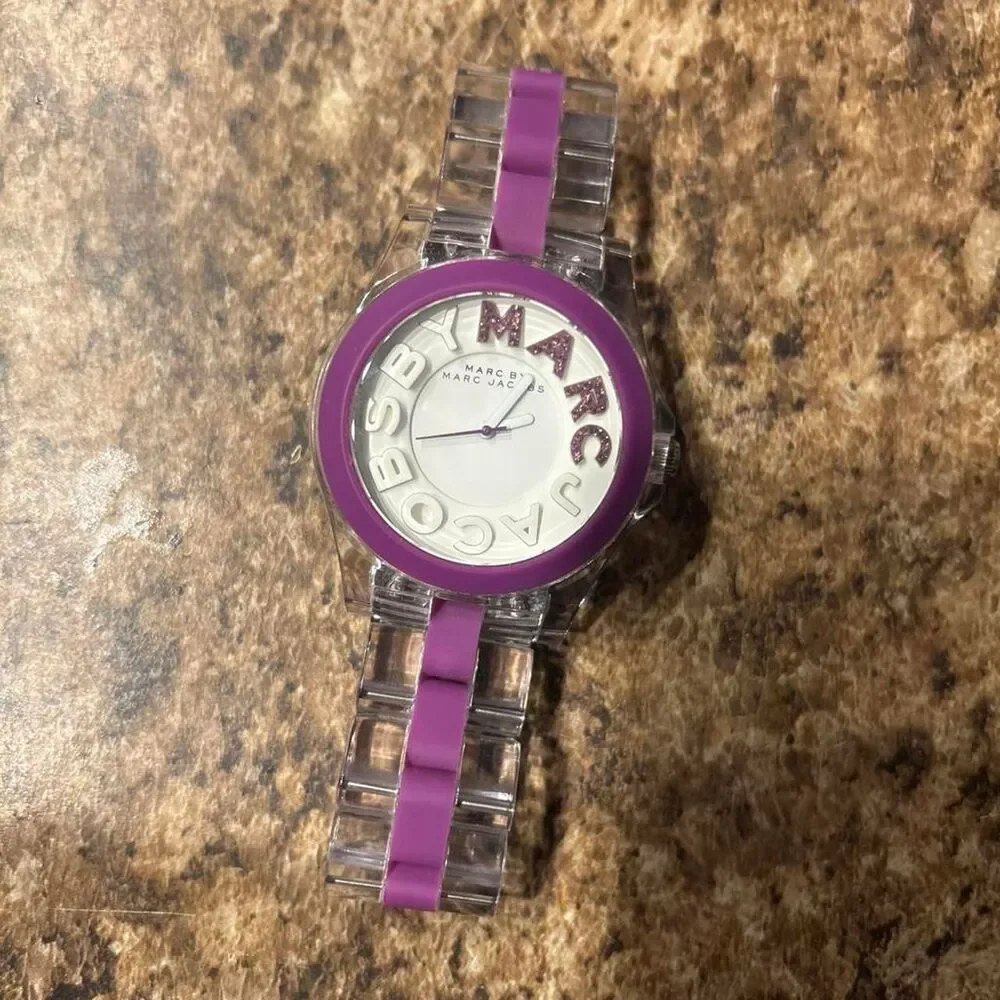 Y2K vintage Marc by Marc Jacobs Rivera Acrylic Watch